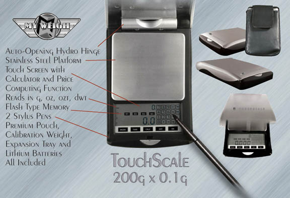 Camparing Size of Touchscale with the Palmscale